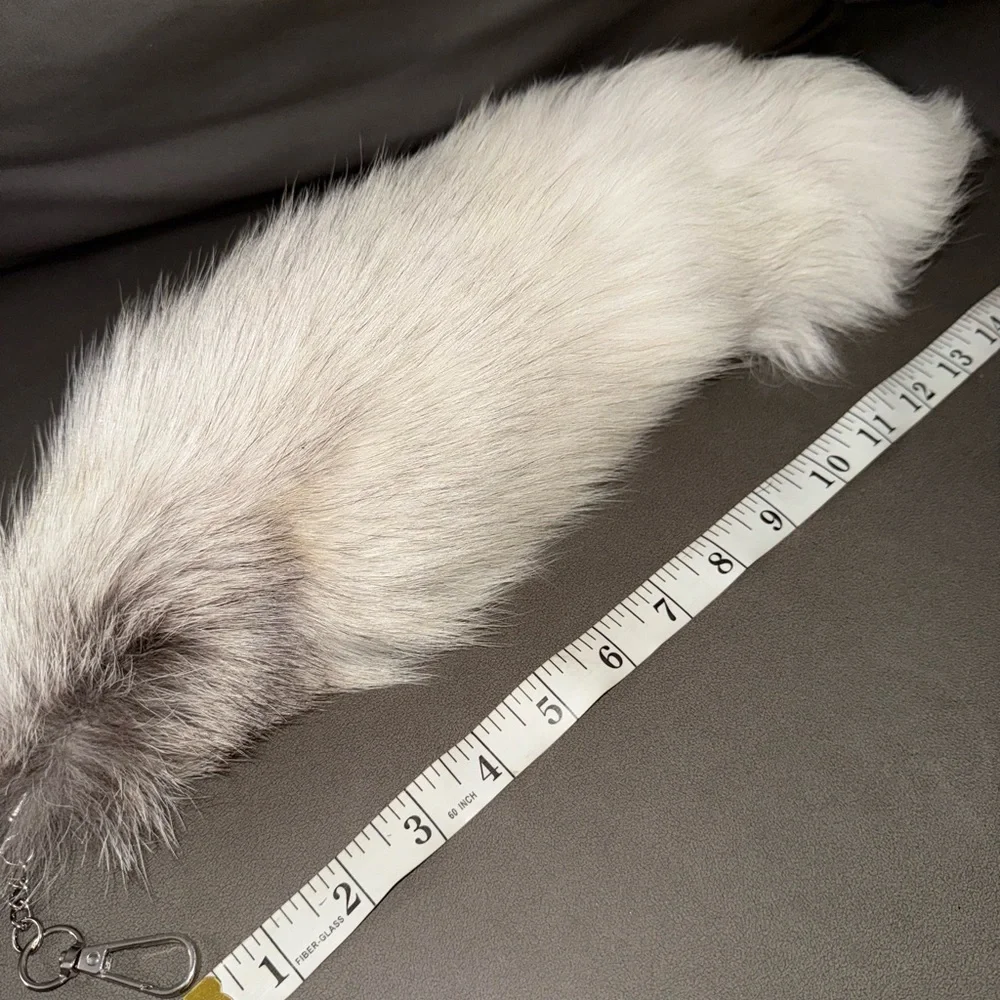 White Fox Fur Tail